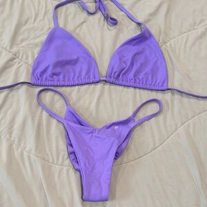 Vibrant Purple Bikini Set